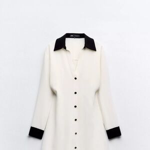 Zara Women's Contrast Mini Dress || Size XS